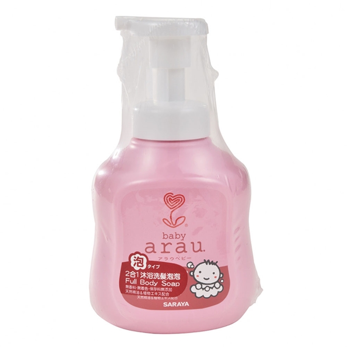 baby arau foam body soap