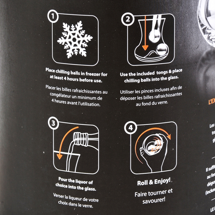 FINAL TOUCH Rum Roller GlassWing On